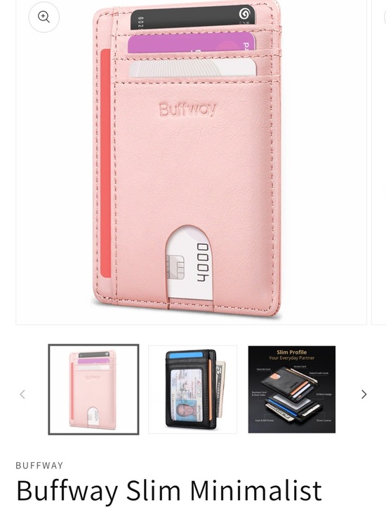 Buff Accessories - Buff Slim Minimalist Card Holder - Black